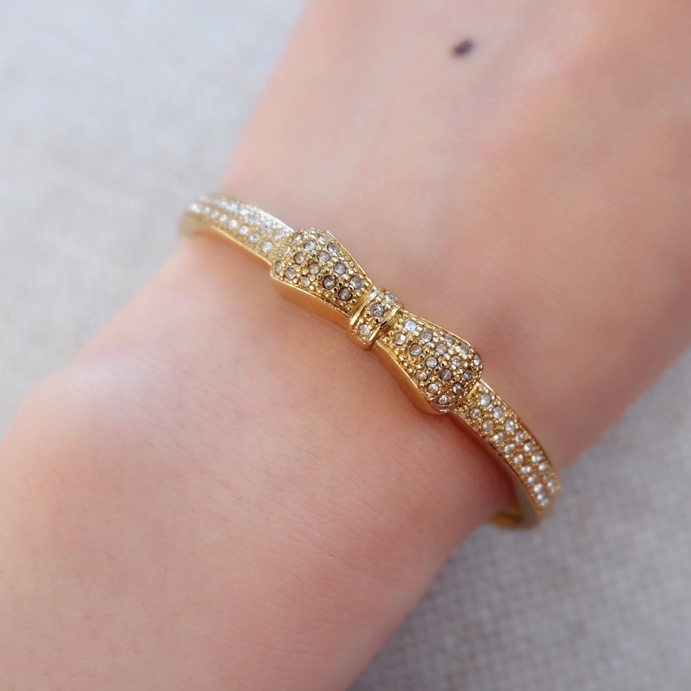 Jewelmint Rhinestone Bow tie bracelet